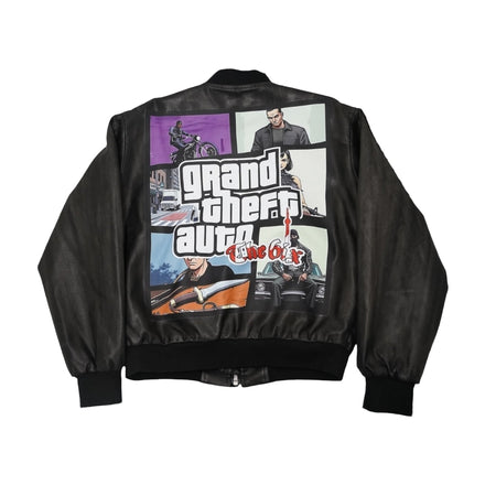 【1of1-REMAKE】“GTA The 6ix” Leather Jacket