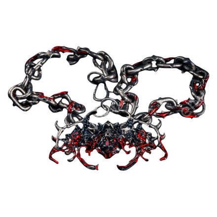 【1of1】 Handmade Enameling "Tears Of Blood”Meteorite Chain