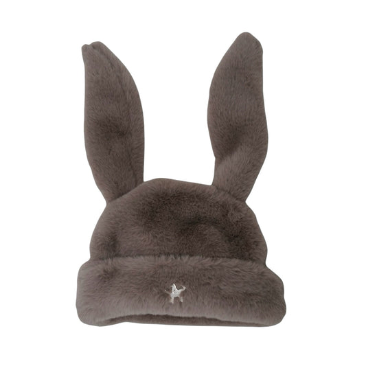 Super Soft Touch Bunny Beanie (Brown)
