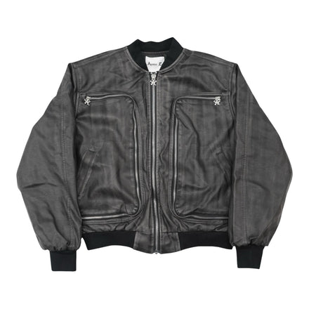 Asura Washed Multi-Pocket Leather Jacket